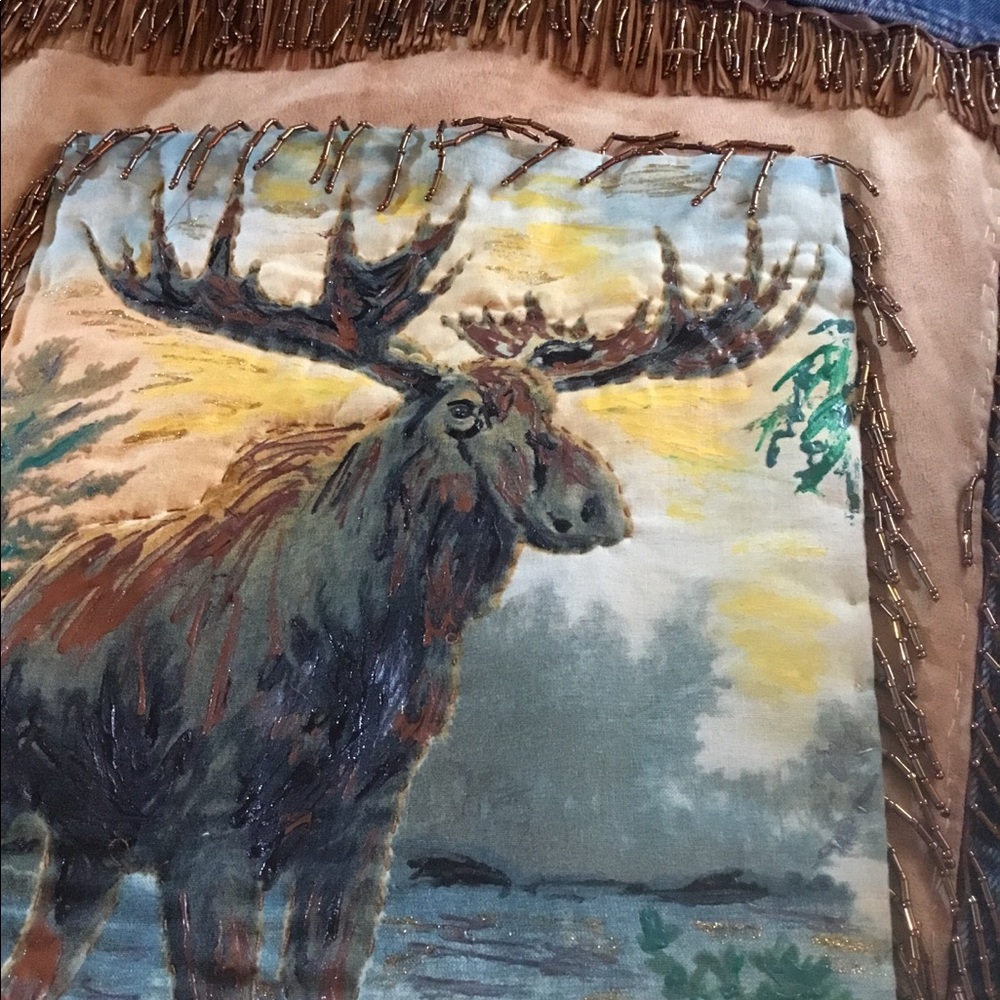 Denim moose jacket - Picture 6 of 8
